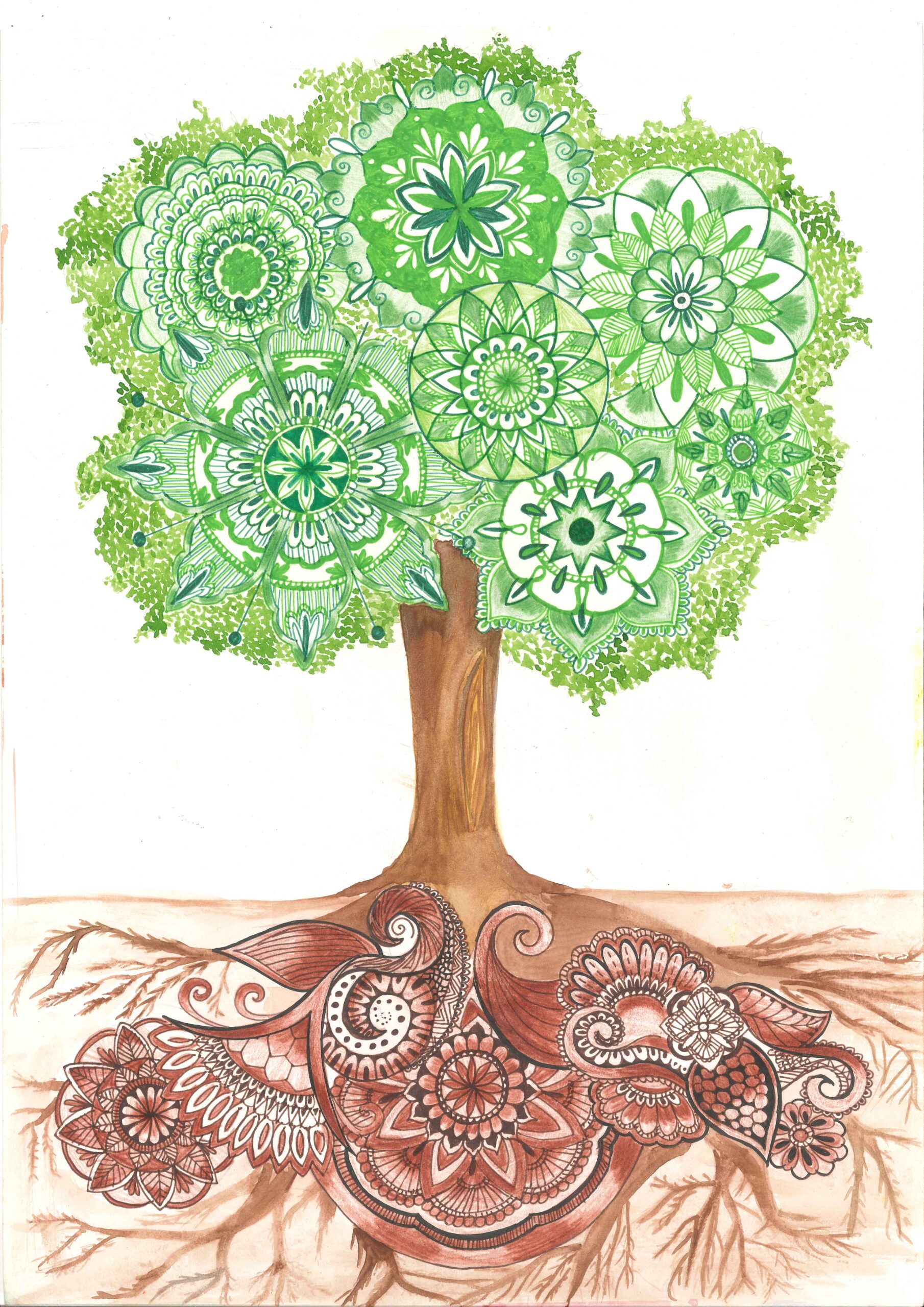 13 Tree Mandala